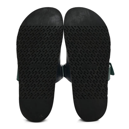Hermes Epsom Mens Chypre Sandals 41 Bleu Celeste Vert Oyat 6 of 11