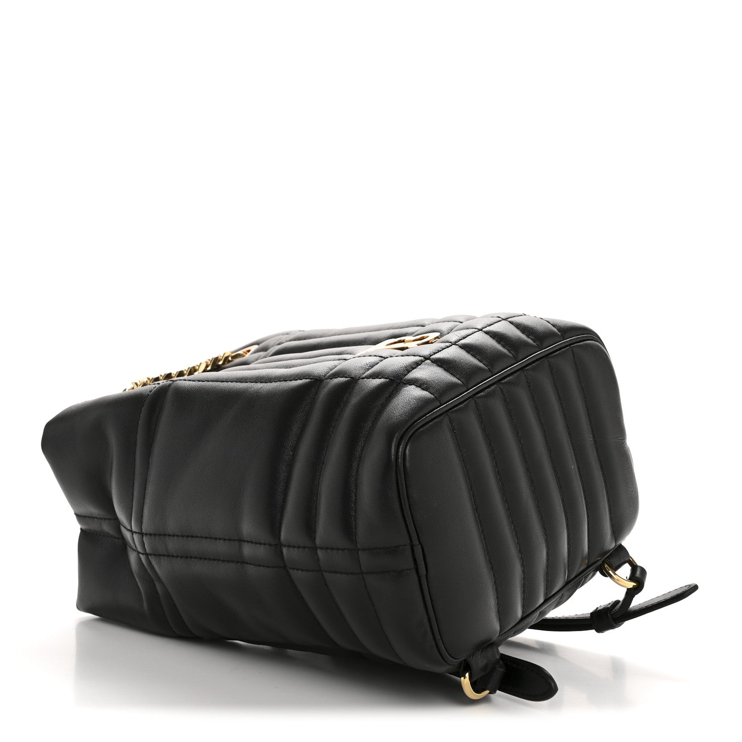 Burberry Lambskin Quilted Mini Lola Backpack Black 4 of 16