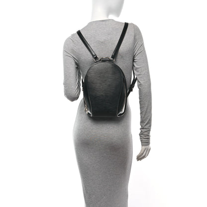 Louis Vuitton Epi Mabillon Backpack Black 2 of 9