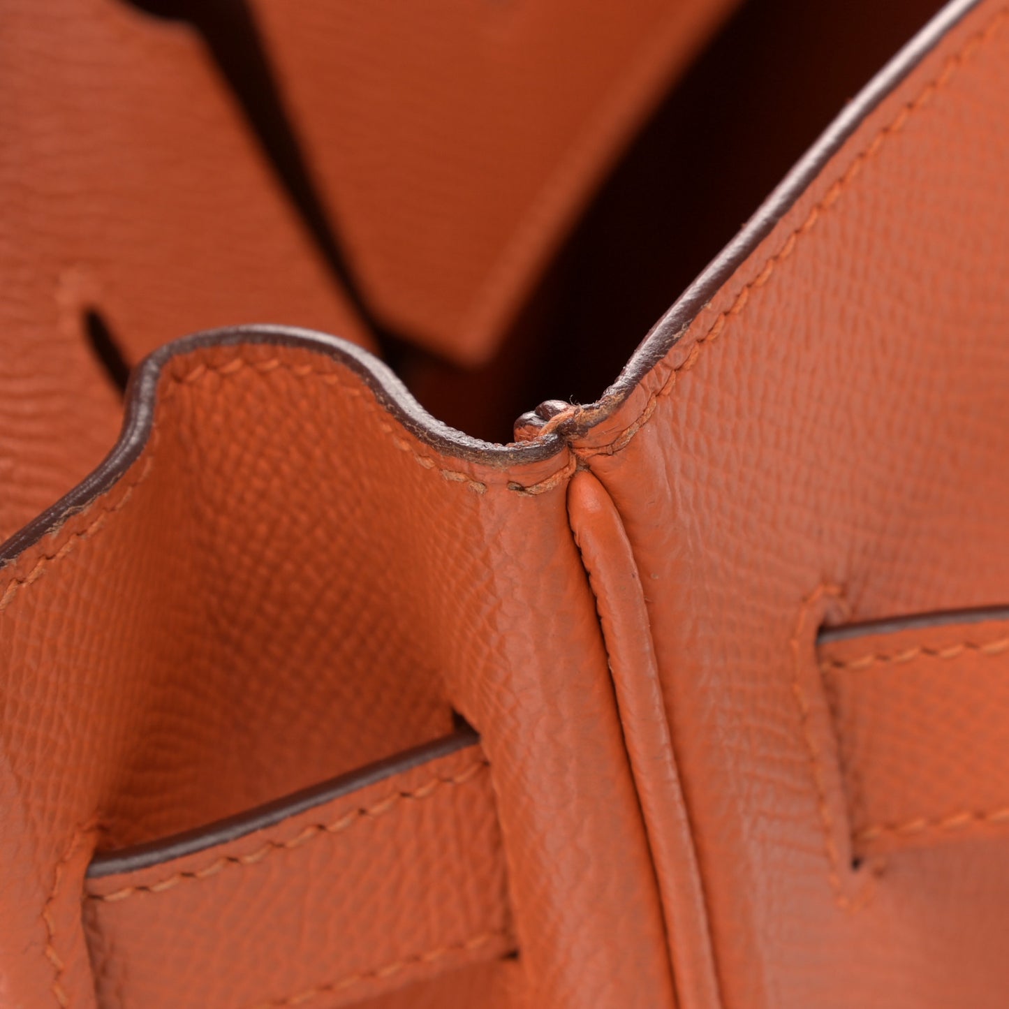 Epsom Birkin 30 Orange