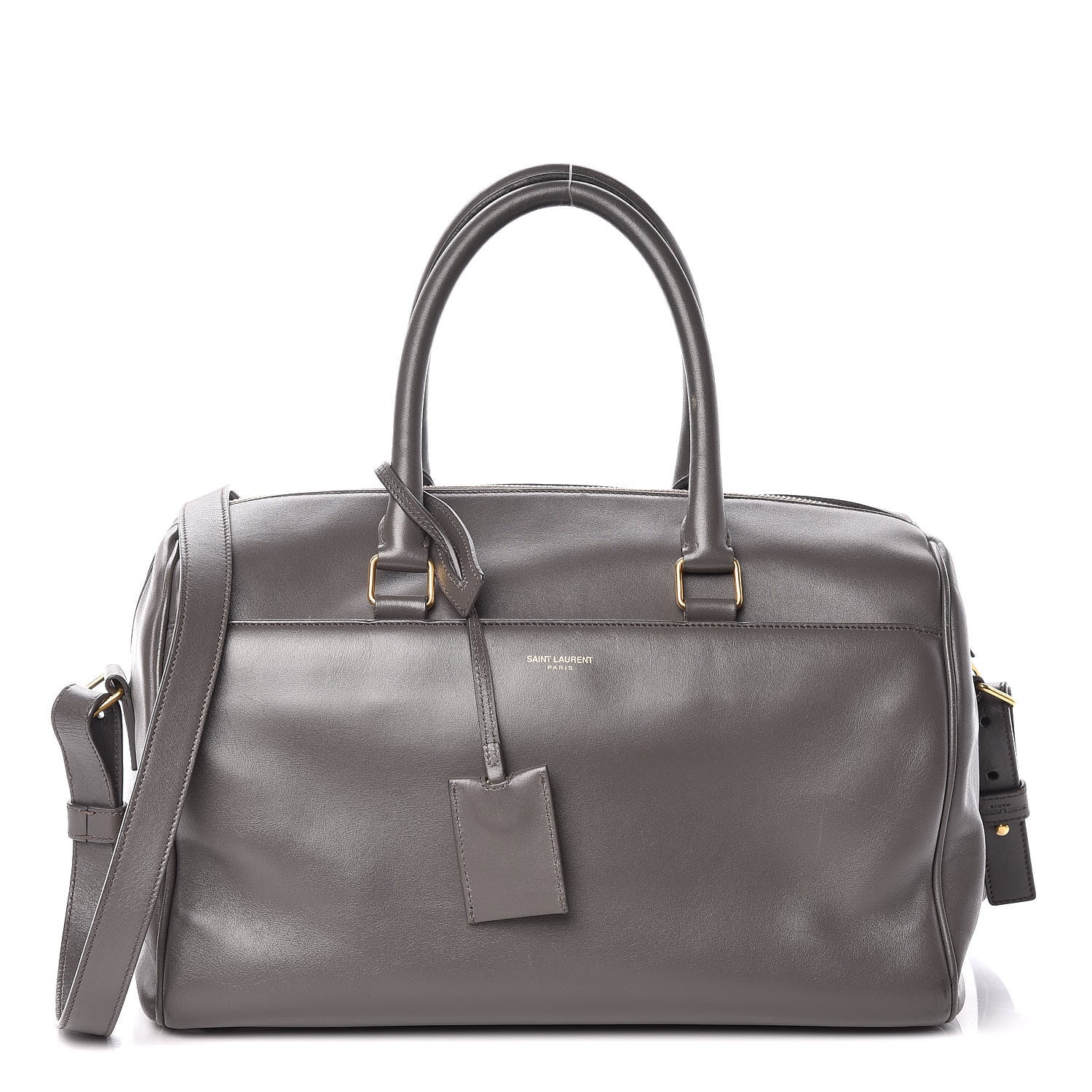 Saint Laurent Calfskin Classic Duffle 6 Earth 1 of 16