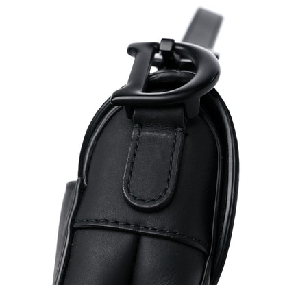 Christian Dior Ultra Matte Calfskin Mini Saddle Bag Black 12 of 12