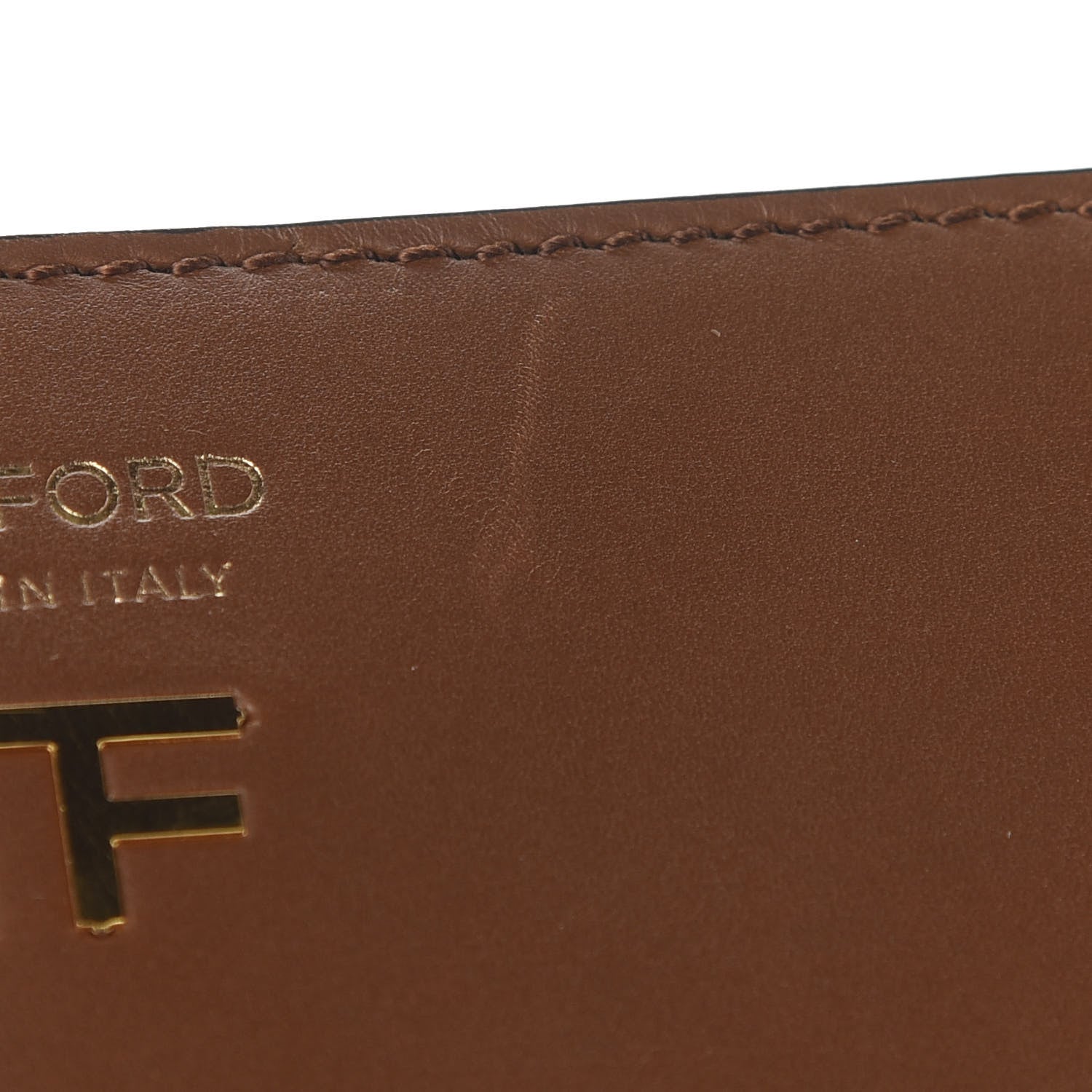 Tom Ford Calfskin T Twist Crossbody Bag Brown 9 of 12