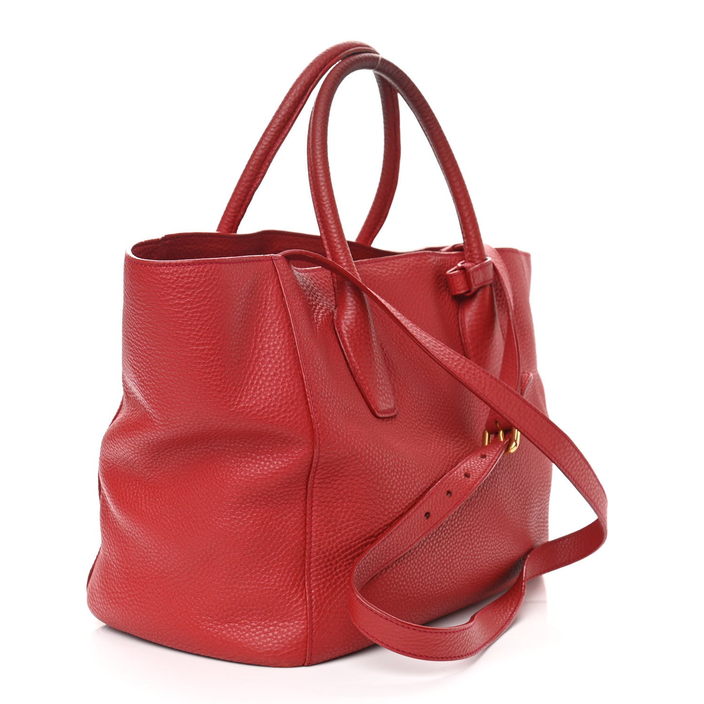 Vitello Daino Tote Rosso