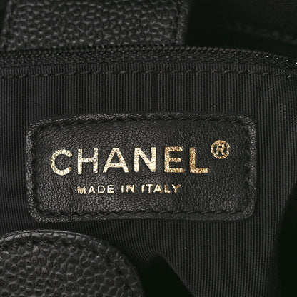 Chanel Caviar Quilted Petit Shopping Tote PST Black 6 of 9
