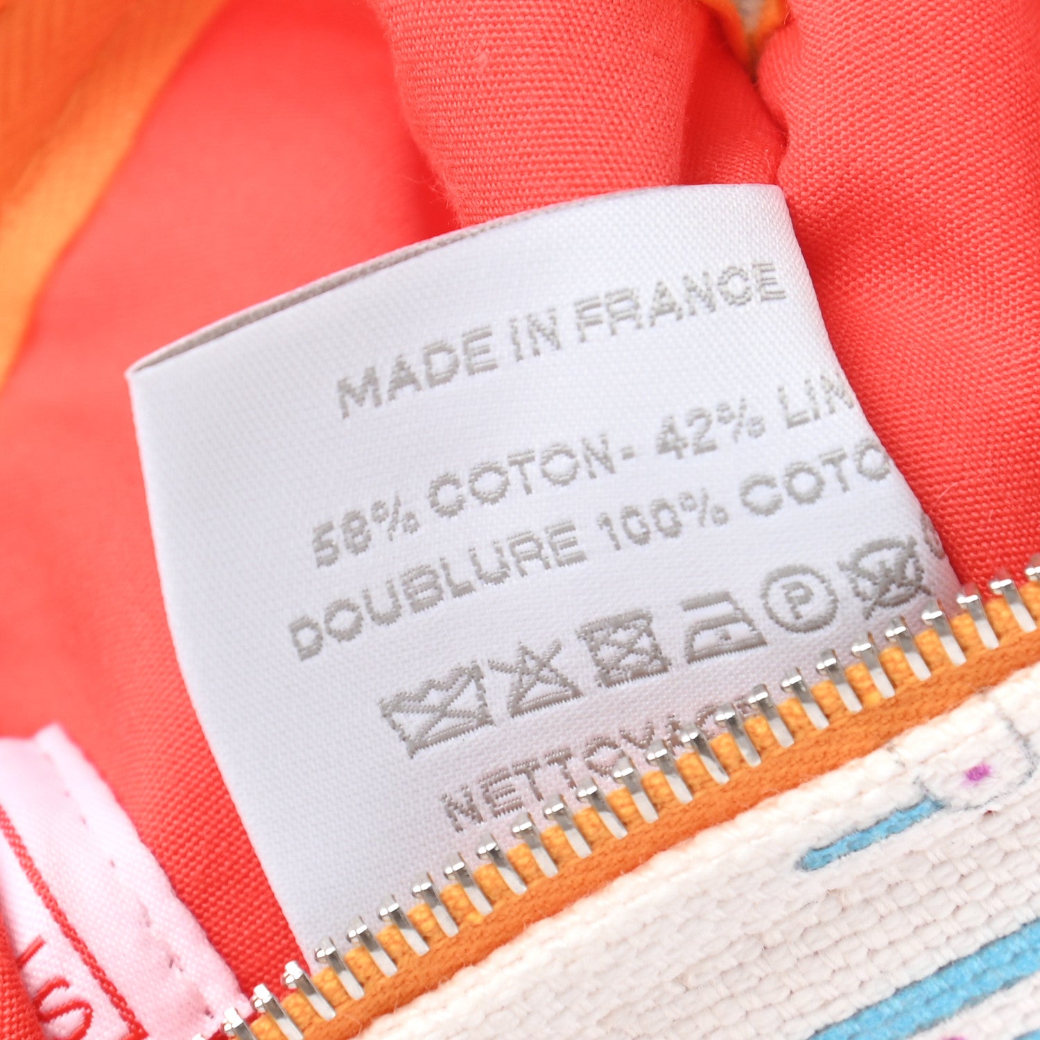 Hermes Canvas Petit Chalutier Case Grenadine 7 of 7