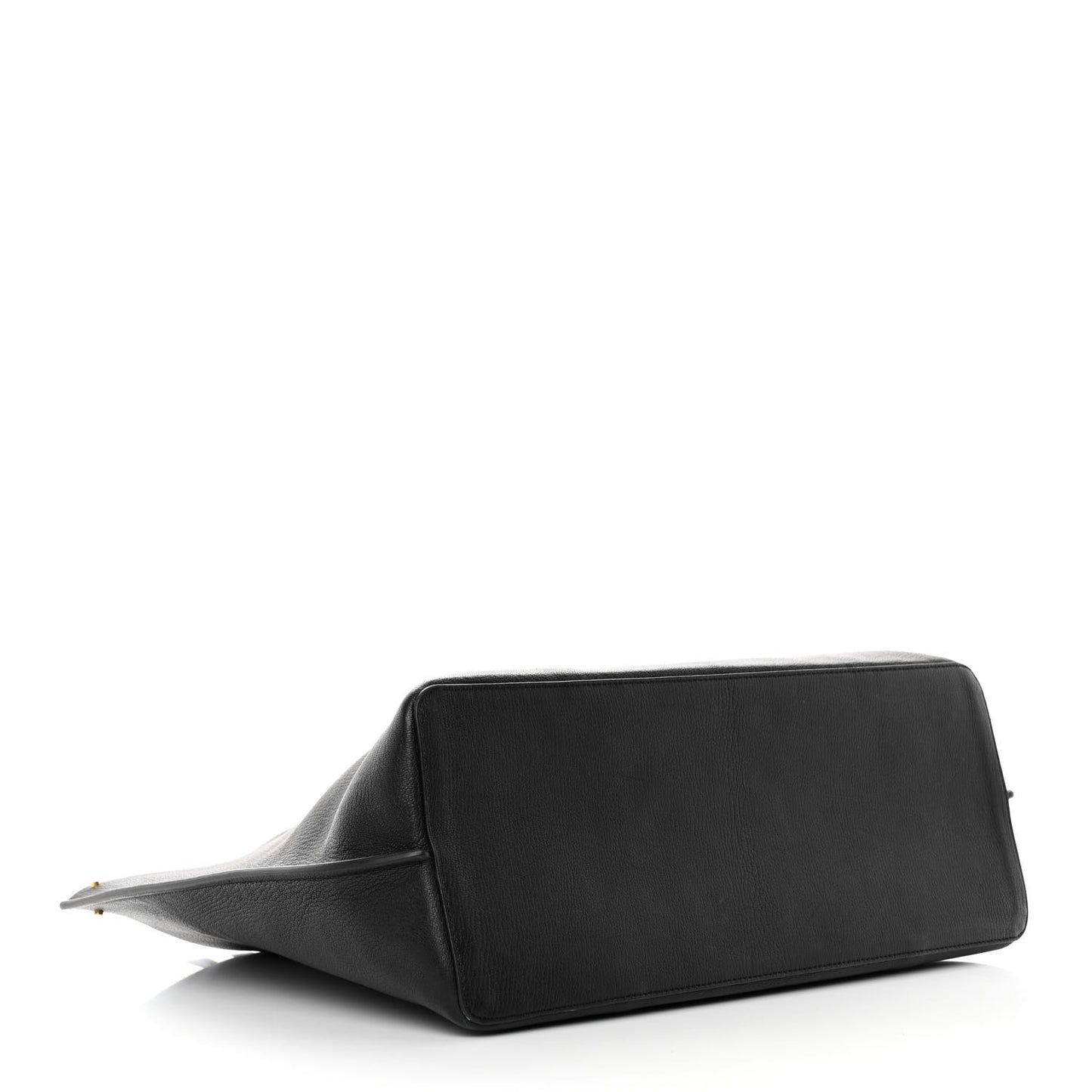 Calfskin Large Vlogo Tote Black