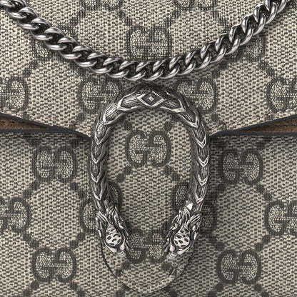Gucci GG Supreme Monogram Super Mini Dionysus Shoulder Bag Taupe 7 of 12