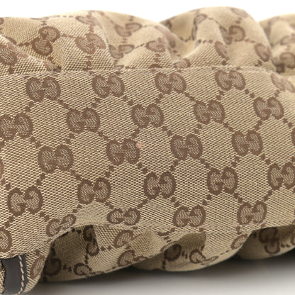 Gucci Monogram Medium D Gold Ring Hobo Dark Brown 12 of 12