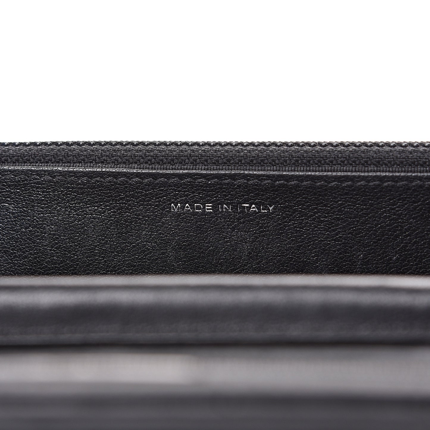 Sheepskin Chevron Quilted Reissue Wallet On Chain WOC So Black