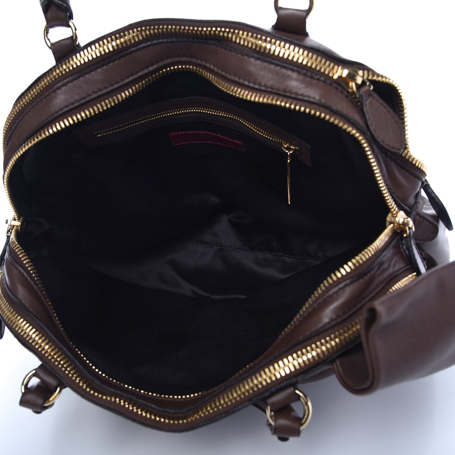 Valentino Garavani Nappa Bow Dome Tote Brown 5 of 8