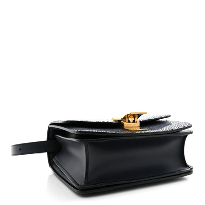 Celine Stingray Small Classic Box Flap Bag Navy 4 of 9