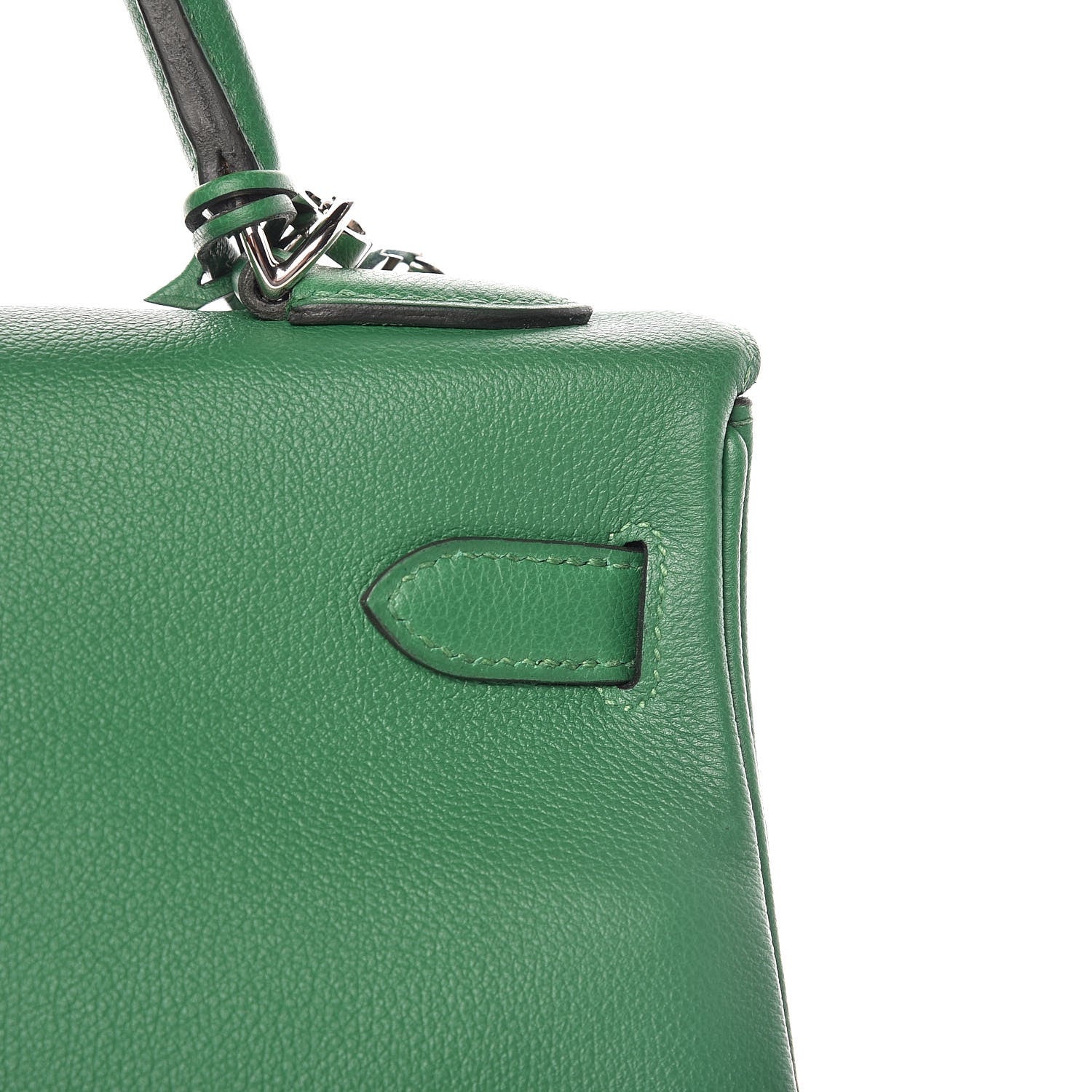 Hermes Evercolor Kelly Retourne 32 Cactus 33 of 37