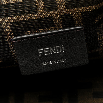 Fendi Vitello Grace Intreccio Small Fendi First Mirto Blue White Ice 6 of 10