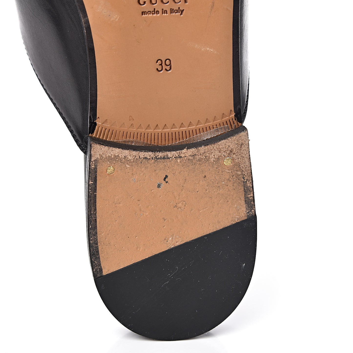 Calfskin Womens Princetown Slippers 39 Black