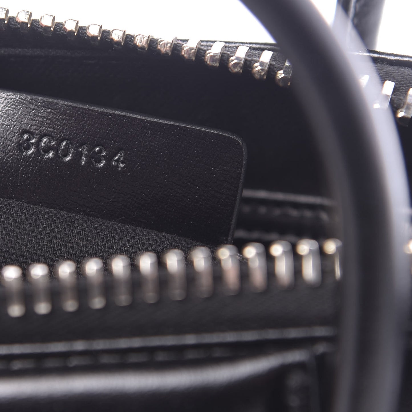 Shiny Lord Calfskin Mini Antigona Black