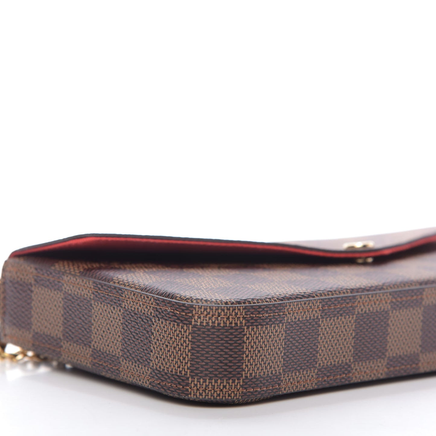 Damier Ebene Pochette Felicie Chain Wallet