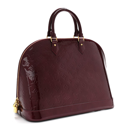 Louis Vuitton Vernis Alma GM Rouge Fauviste 3 of 10