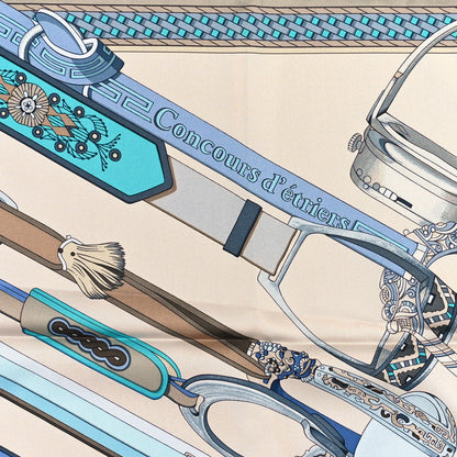 Hermes Silk Concours D'Etriers Scarf 90 2 of 4