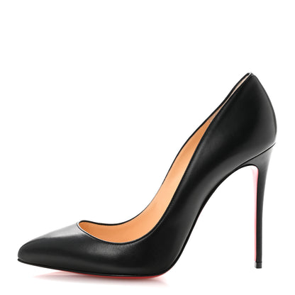 Christian Louboutin Shiny Nappa Pigalle Follies 100 Pumps 39 Black 1 of 10