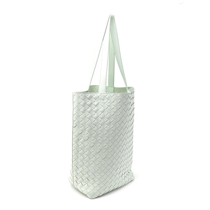 Bottega Veneta Calfskin Intrecciato Small Tote Bag Glacier 4 of 11