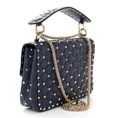 Valentino Garavani Nappa Medium Rockstud Spike Shoulder Bag Angel 3 of 9