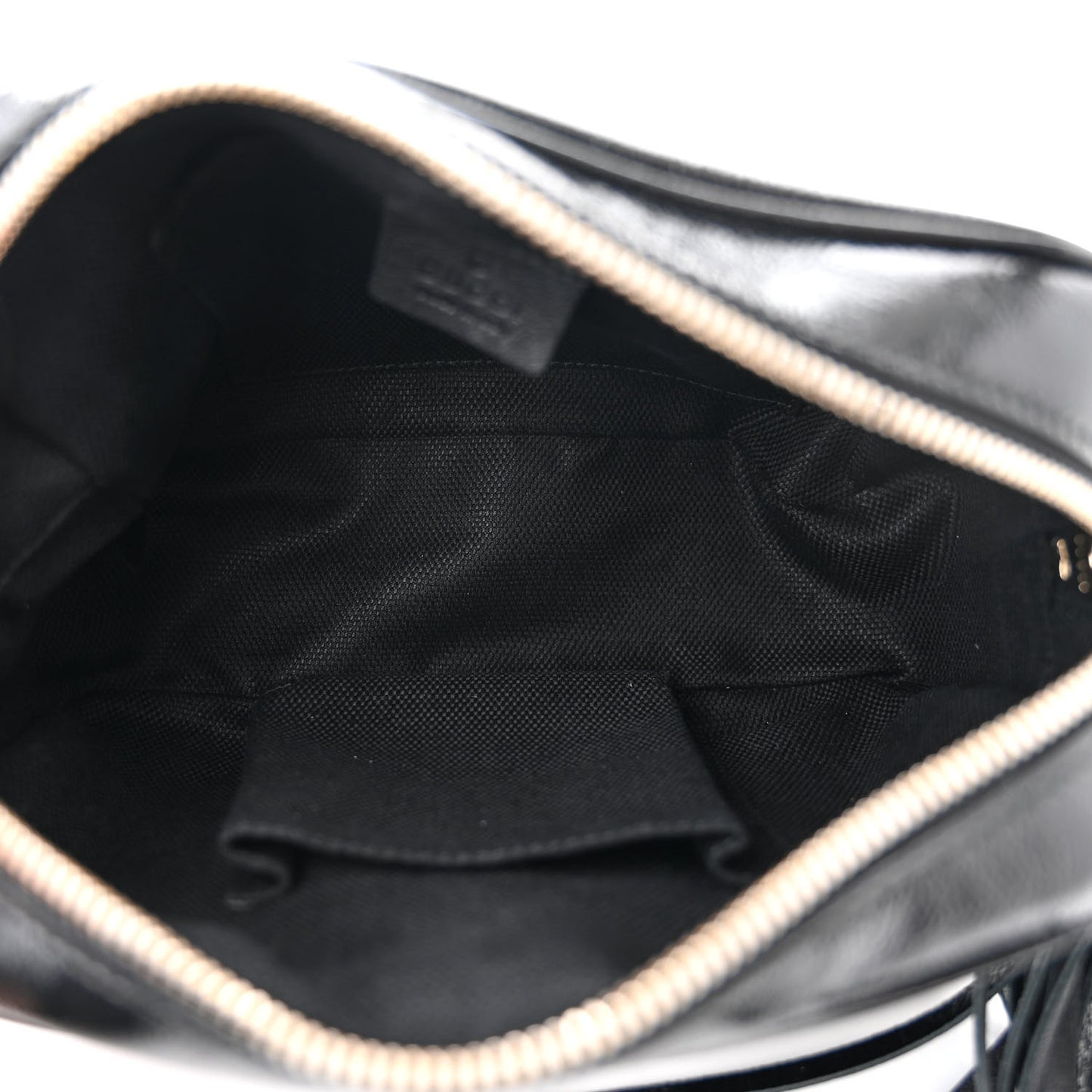 Soft Patent Small Soho Disco Bag Black