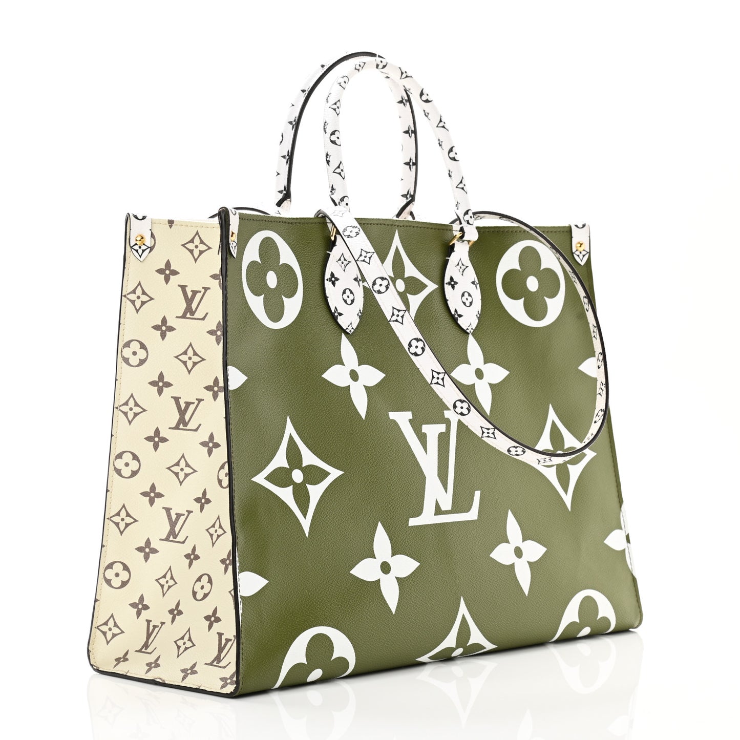 Monogram Giant Onthego GM Kaki Beige