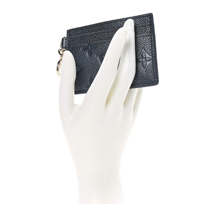 Louis Vuitton Empreinte Monogram LV Charms Card Holder Navy Blue 2 of 10