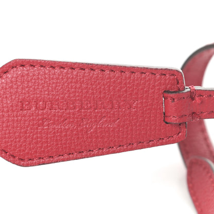 Burberry Haymarket Check Colours Small Lorne Bucket Crossbody Poppy Red 6 of 11