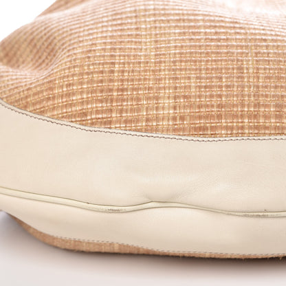 Gucci Straw Peggy Bamboo Handle Hobo 11 of 16