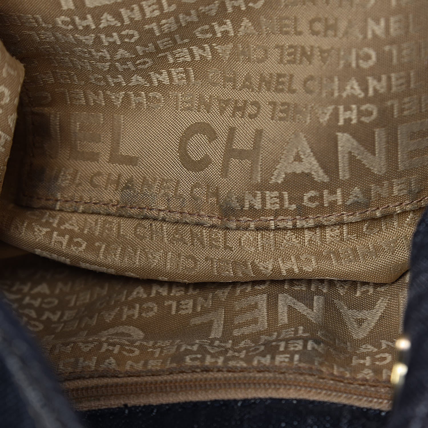 Chanel Denim XL Coco Cabas Tote Dark Blue 10 of 28