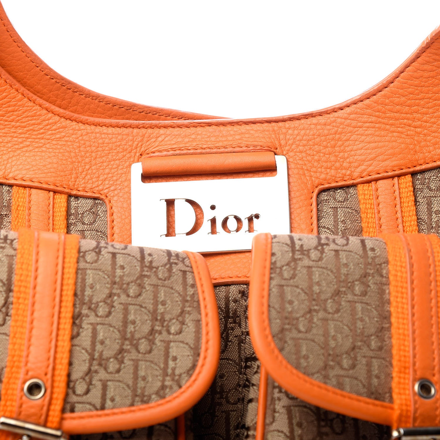 Christian Dior Diorissimo Hobo Orange 9 of 9
