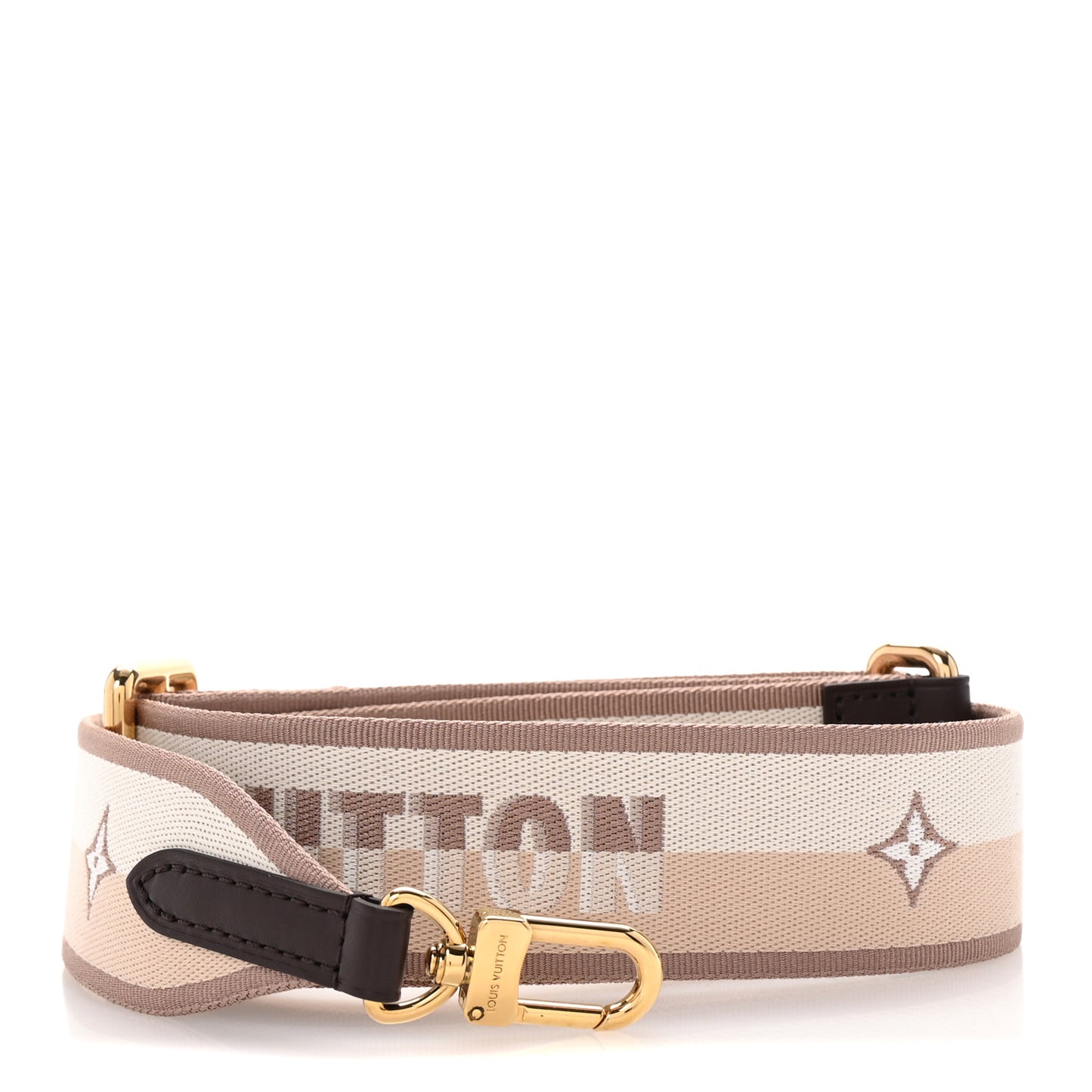 Jacquard Speedy Bandouliere 20 Shoulder Strap Beige Brown