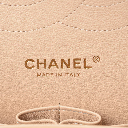 Chanel Caviar Quilted Jumbo Double Flap Beige Clair 6 of 9