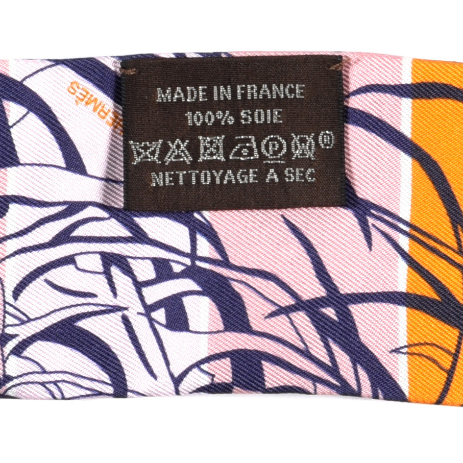 Silk Jungle Love Rainbow Twilly Orange Encre Vieux Rose