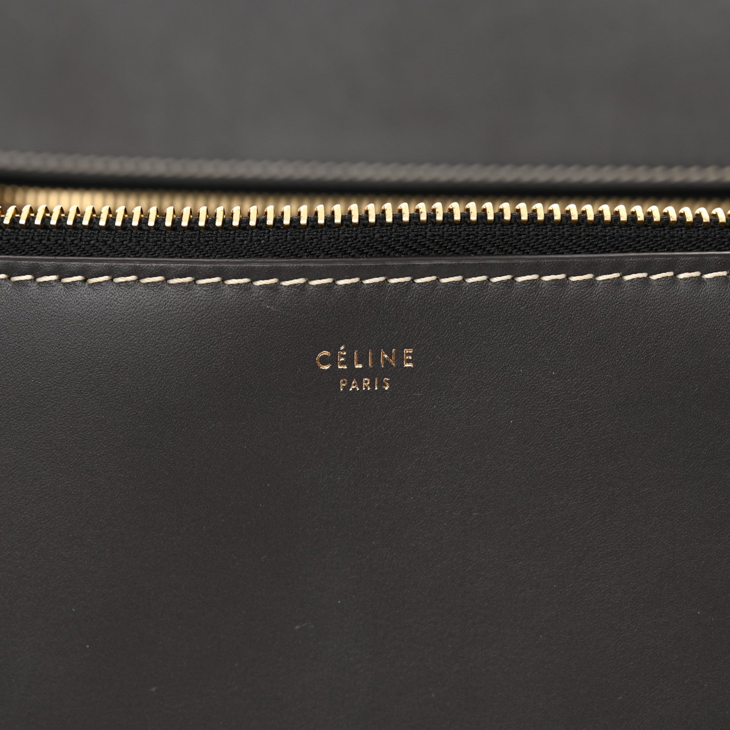 Celine Smooth Calfskin Medium Edge Shoulder Bag Grey 6 of 16