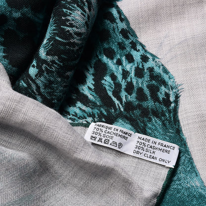 Hermes Cashmere Silk Panthera Pardus Scarf 140 6 of 6
