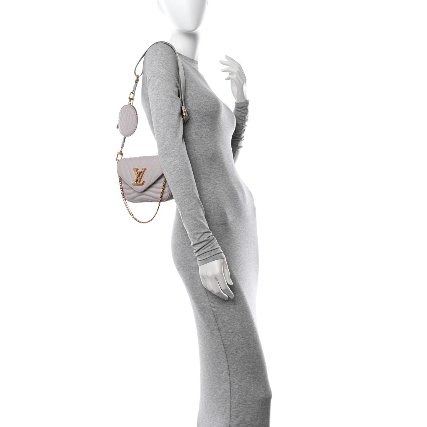 Calfskin New Wave Multi Pochette Brume