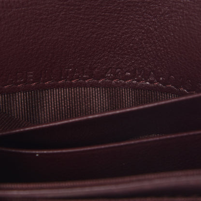 Christian Dior Oblique Saddle Card Holder Bordeaux 7 of 7