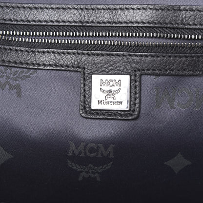 MCM Visetos Medium Studded Dual Stark Backpack Black 7 of 8