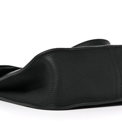 Hermes Taurillon Clemence Halzan 25 Black 6 of 11