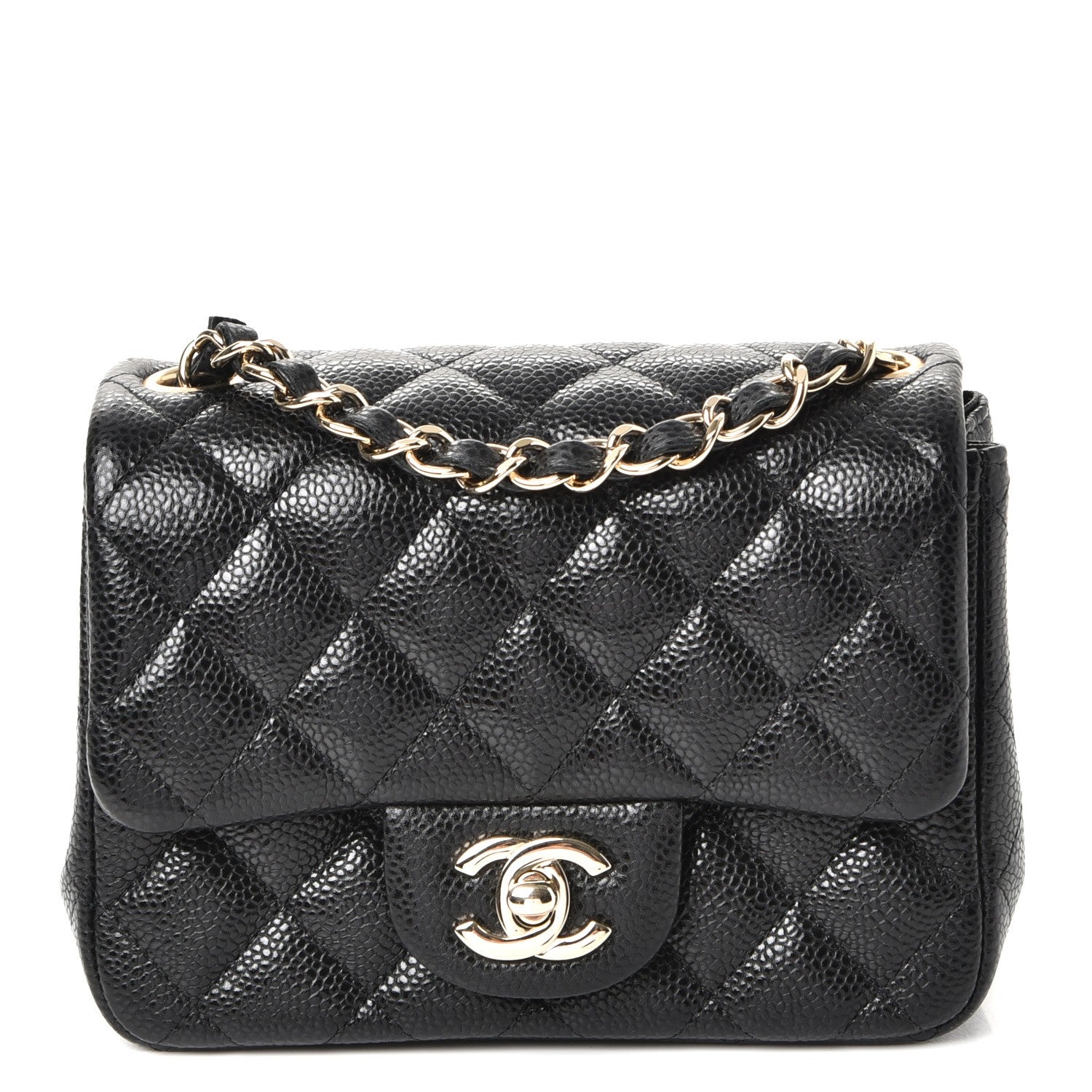 Chanel Caviar Quilted Mini Square Flap Black 1 of 8