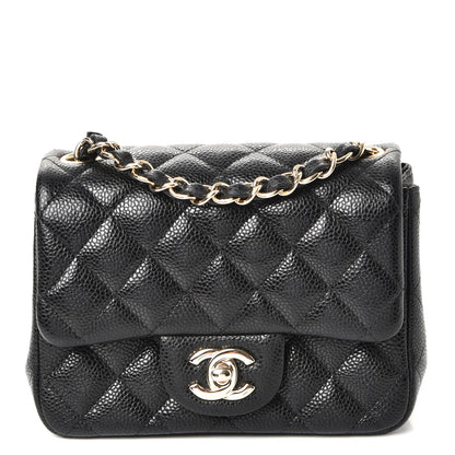 Chanel Caviar Quilted Mini Square Flap Black 1 of 8