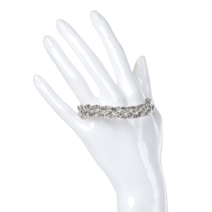 John Hardy Sterling Silver Medium Braided Classic Chain Bracelet 2 of 6