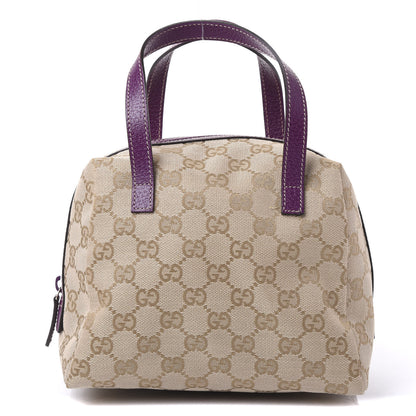 Gucci Monogram Large Balthus Cosmetic Pouch Purple 1 of 9