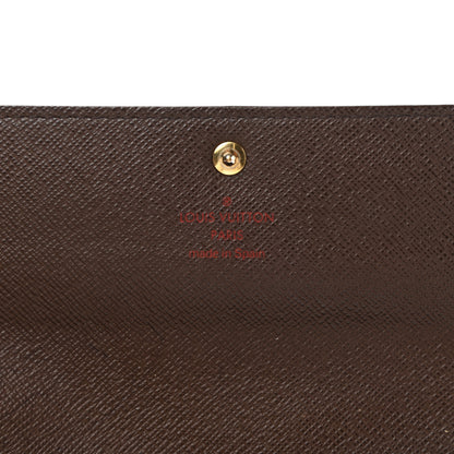 Louis Vuitton Damier Ebene Sarah Wallet 6 of 10
