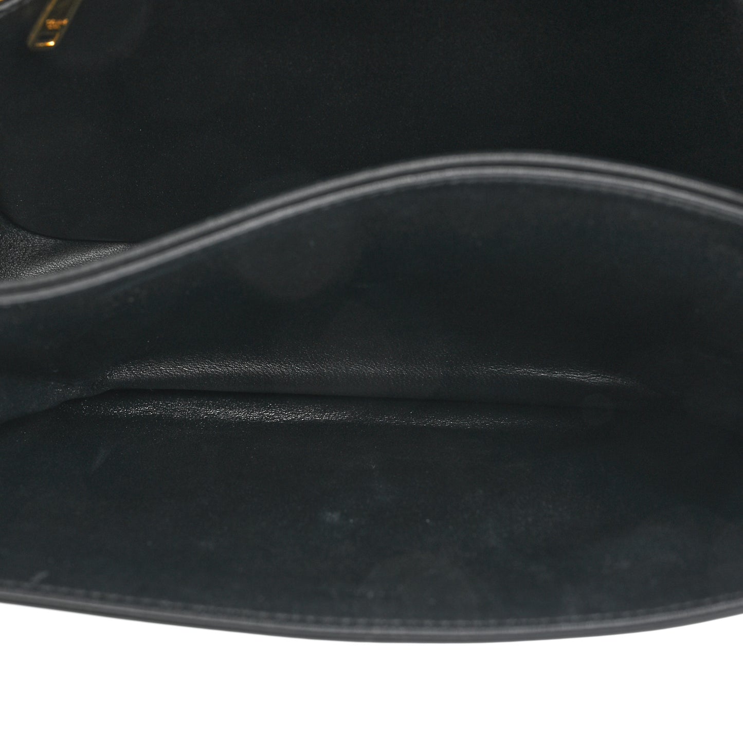 Shiny Calfskin Medium Triomphe Black