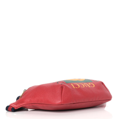 Gucci Grained Calfskin Logo Belt Bag Hibiscus Red 4 of 9