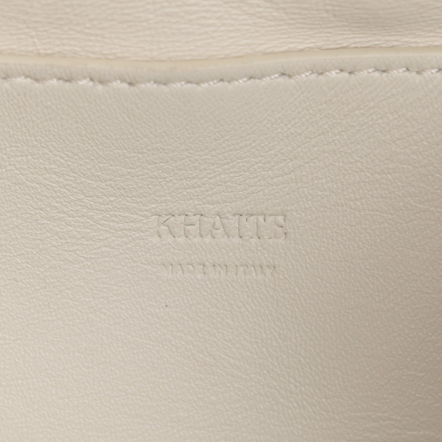 Khaite Pebbled Sport Calfskin Studded Elena Nougat 6 of 9
